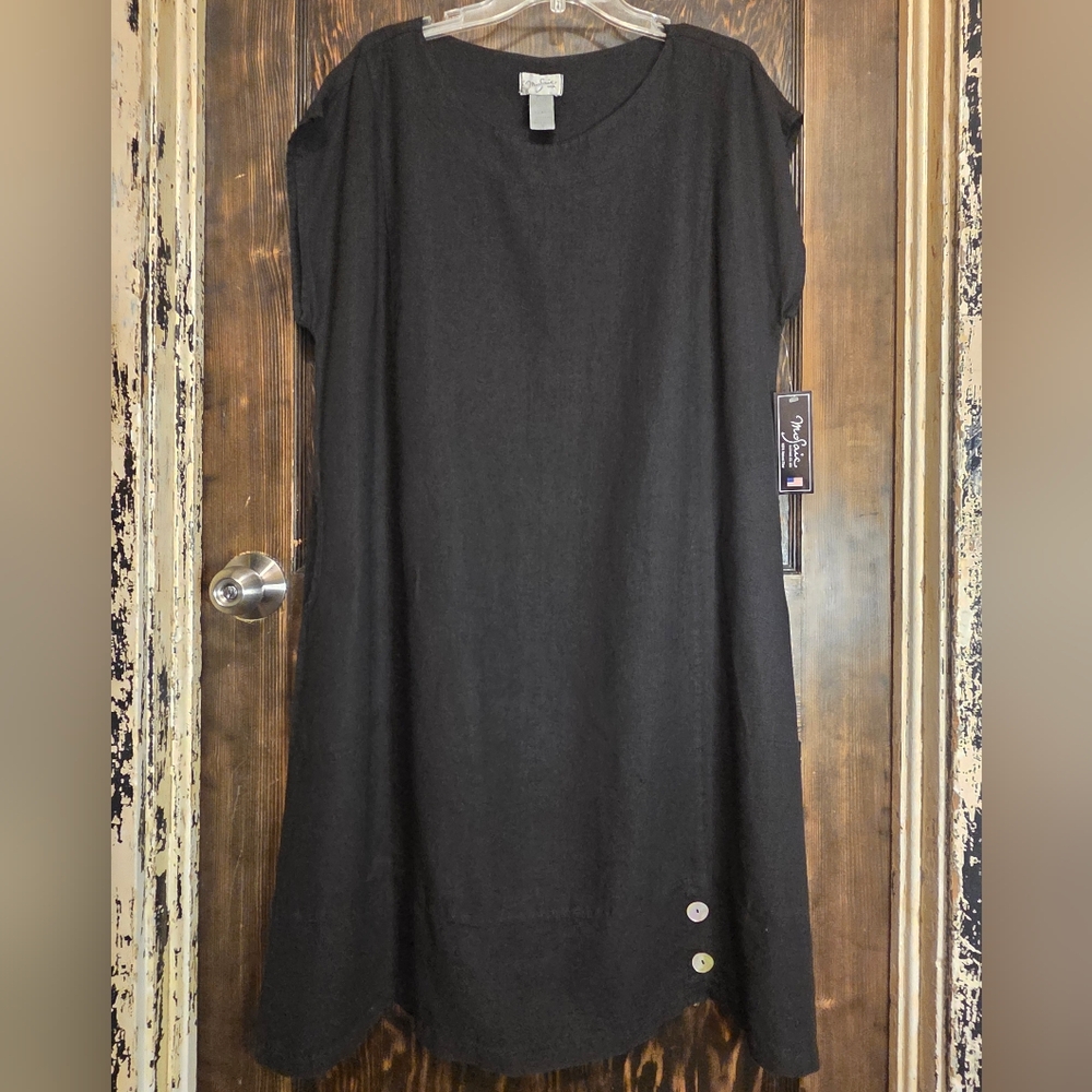 NWT Mosaic Chic Black Maxi Dress Sz XL